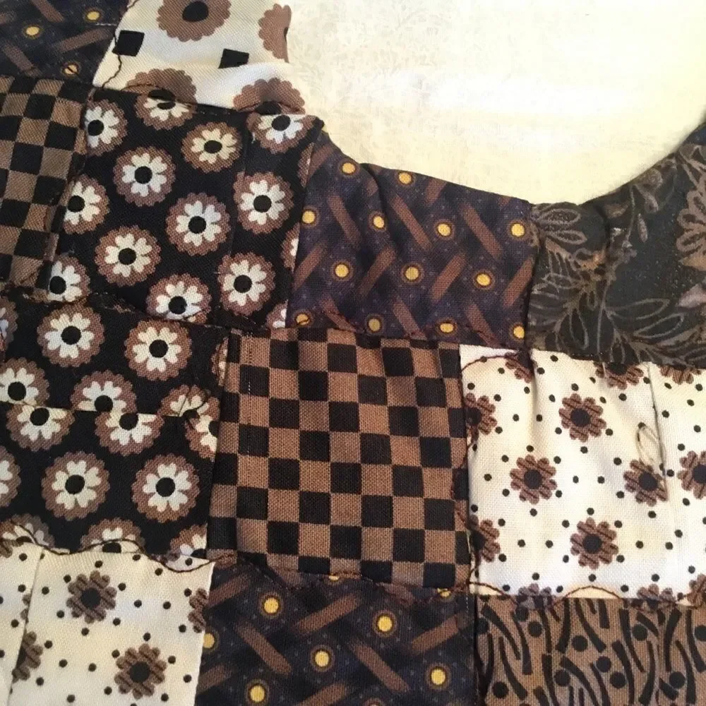3/$25 or $12 ea.  NWT Handmade Quilted Reversible Baby Bib.